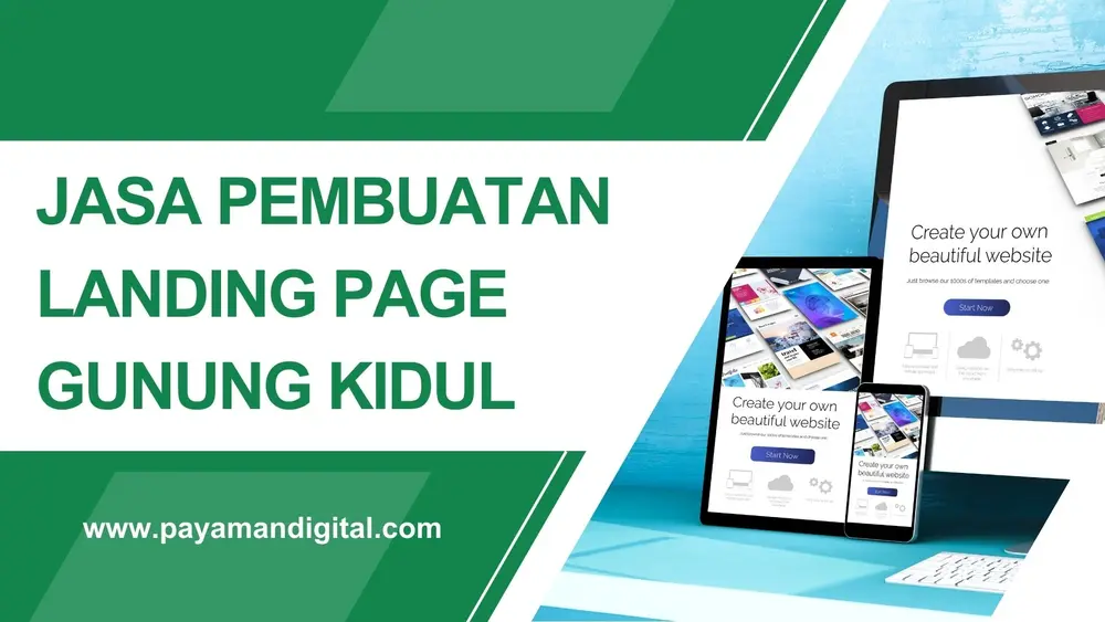 jasa pembuatan landing page gunung kidul